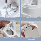 Dispensador de jabón en escamas