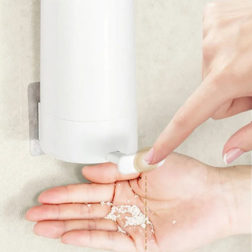 Dispensador de jabón en escamas